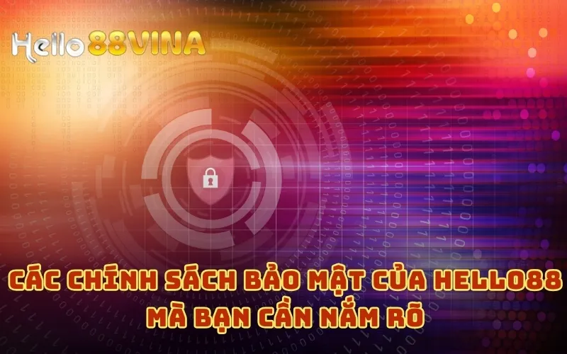 Các chính sách bảo mật của HELLO88 mà bạn cần nắm rõ