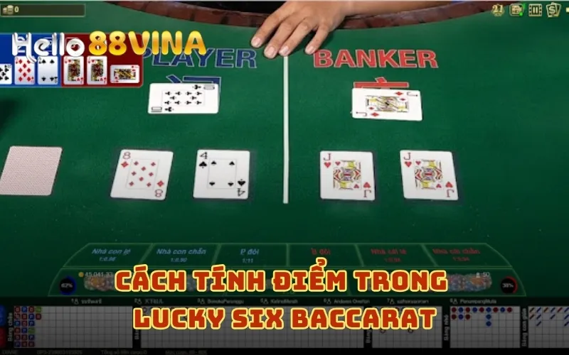 Cách tính điểm trong Lucky Six Baccarat