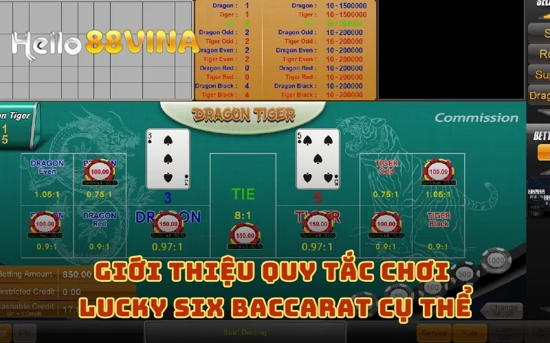 Thông tin về tựa game Lucky Six Baccarat