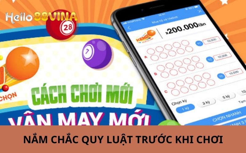 Nắm vững quy tắc khi chơi keno